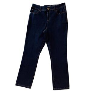 INC Skinny Leg Crop Denim Jeans High Rise Womens Size 8